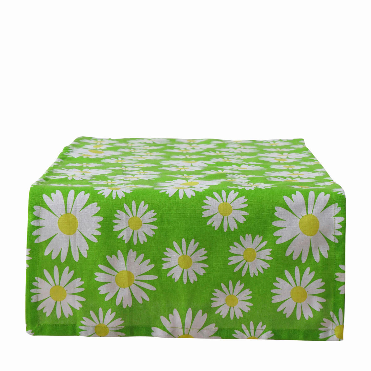 TISCHLÄUFER Textil Grün, Multicolor, Weiß  - Multicolor/Weiß, KONVENTIONELL, Textil (140/40/0,5cm)