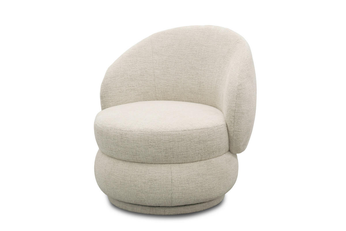 SESSEL in Chenille Beige  - Beige, MODERN, Textil (82/80/82cm) - Livetastic