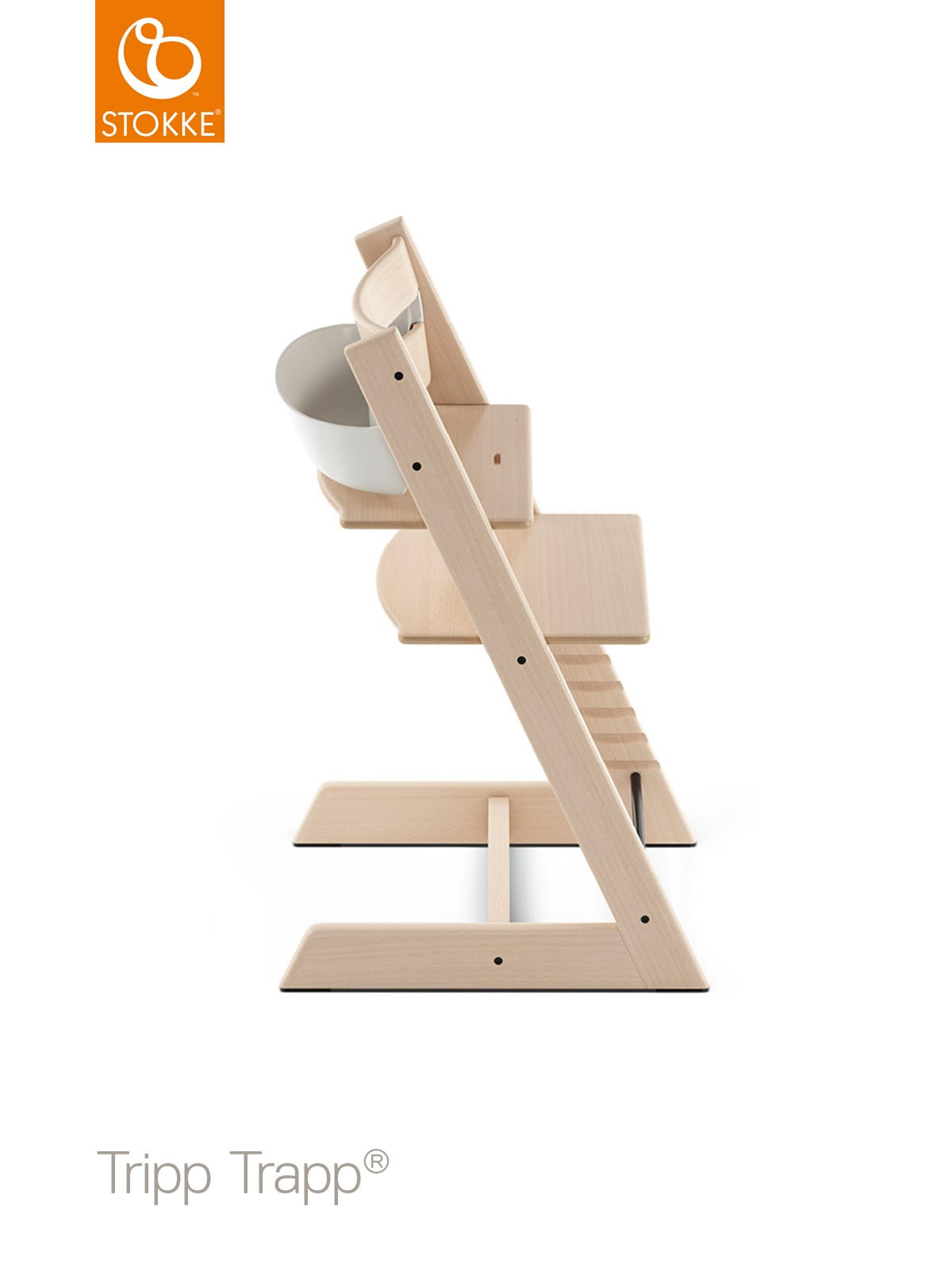 POLICA ZA JELO I IGRU  Storage  - bijela, Basics, plastika (42/18/13cm) - Stokke