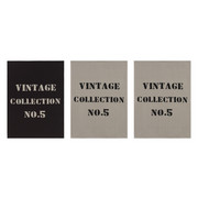 GESCHIRRTUCH-SET 3-teilig - Schwarz/Grau, Design, Textil (50/70cm) - Esposa