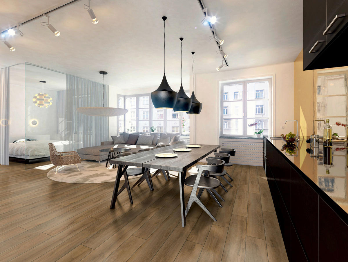 LAMINATBODEN Superior Advanced  - Eichefarben, KONVENTIONELL, Holz (138.0/19.3/0.8cm)