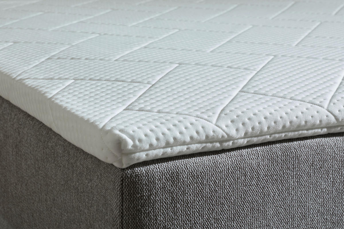 BOXBETT 90/200 cm  in Hellgrau  - Hellgrau, KONVENTIONELL, Textil (90/200cm) - Boxxx