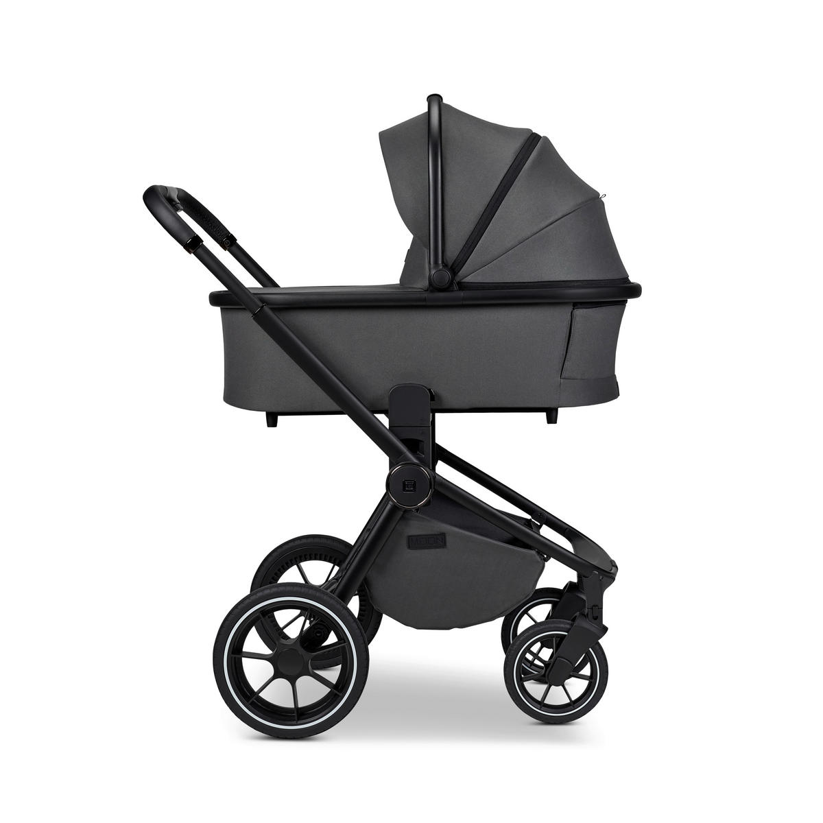 KOMBINIRANA DJEČJA KOLICA  Resea+  - crna/antracit, Basics, tekstil (98.5/58/122cm) - Moon