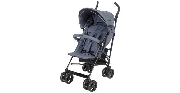 BUGGY Madrid  - Schwarz/Grau, KONVENTIONELL, Kunststoff/Textil (61/48/104cm) - My Baby Lou