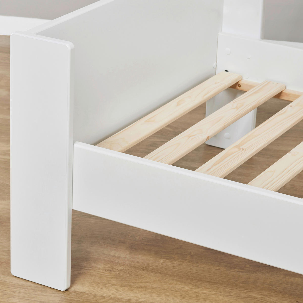 KINDER-/JUNIORBETT - Naturfarben/Weiß, MODERN, Holz/Holzwerkstoff (90/200cm) - MID.YOU