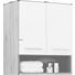 HÄNGESCHRANK - Chromfarben/Eichefarben, Design, Holzwerkstoff/Metall (60/70/33cm) - Xora HÄNGESCHRANK - Chromfarben/Eichefarben, Design, Holzwerkstoff/Metall (60/70/33cm) - Xora