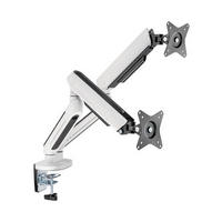 MONITOR-HALTERUNG Metall, Kunststoff Weiß  - Weiß, Design, Kunststoff/Metall (105/62,2/15,2cm) - Boxxx