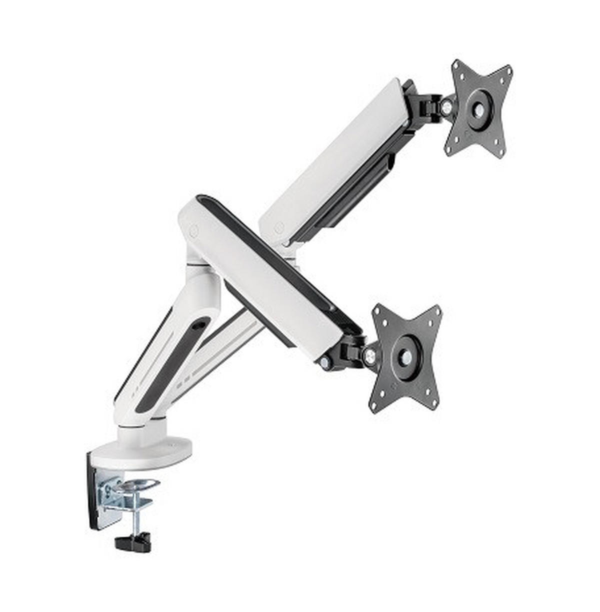 MONITOR-HALTERUNG Metall, Kunststoff Weiß  - Weiß, Design, Kunststoff/Metall (105/62,2/15,2cm) - Boxxx