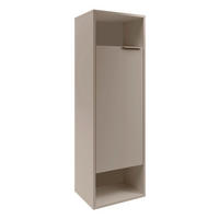 MIDISCHRANK 40,2/125,7/32 cm  - Grau, Basics, Glas/Holzwerkstoff (40,2/125,7/32cm) - MID.YOU