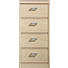 KOMMODE Ahornfarben - Silberfarben/Ahornfarben, Design, Holz/Kunststoff (37/84/36cm) - CS SCHMAL