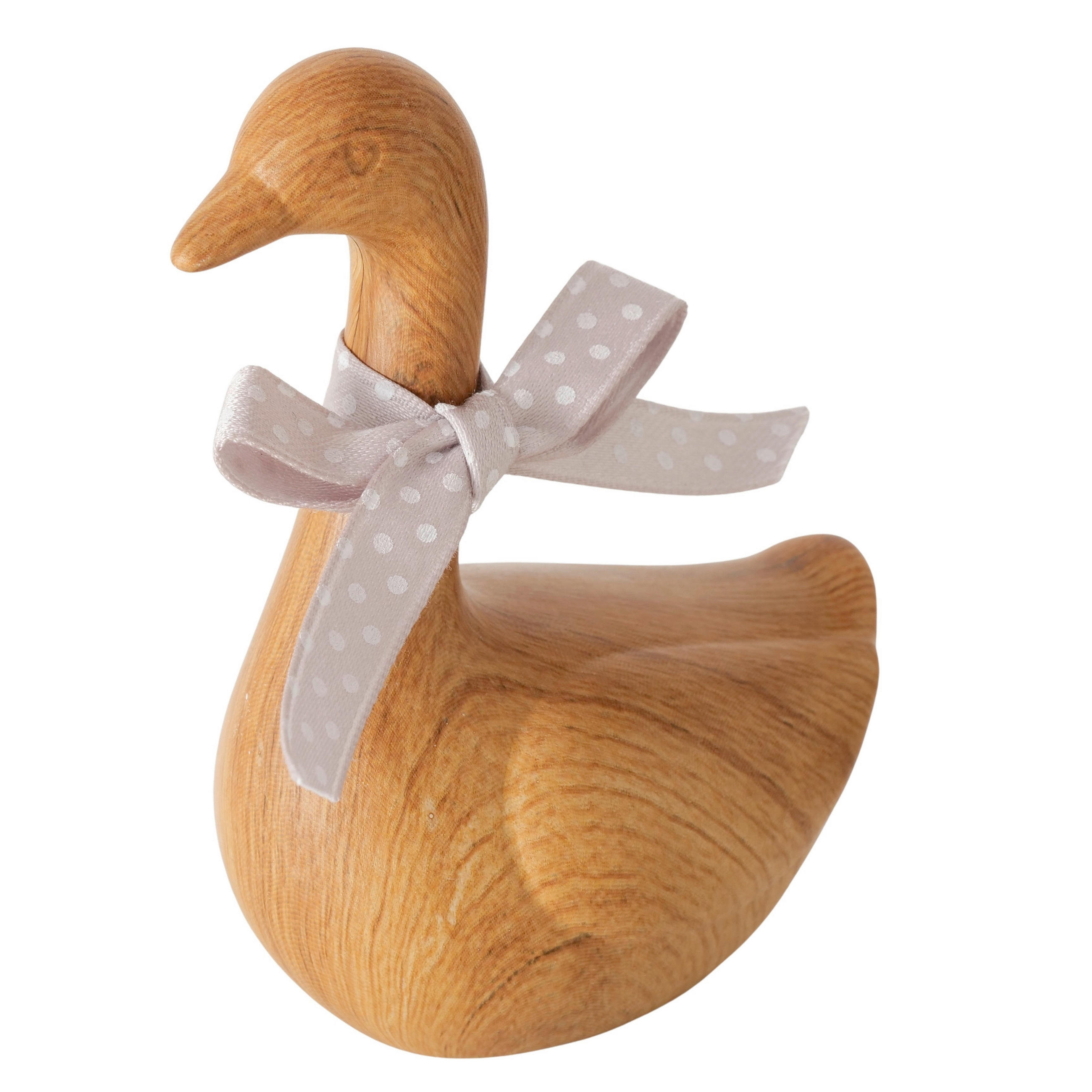 DEKOR ÁLLATFIGURA - világosbarna, Basics, textil/kerámia (8/5/10,5cm)