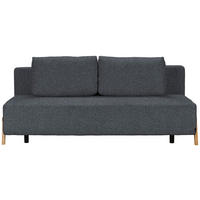 SCHLAFSOFA  in Bouclé Anthrazit  - Anthrazit/Naturfarben, Design, Holz/Textil (211/88/102cm) - Niels Andersson