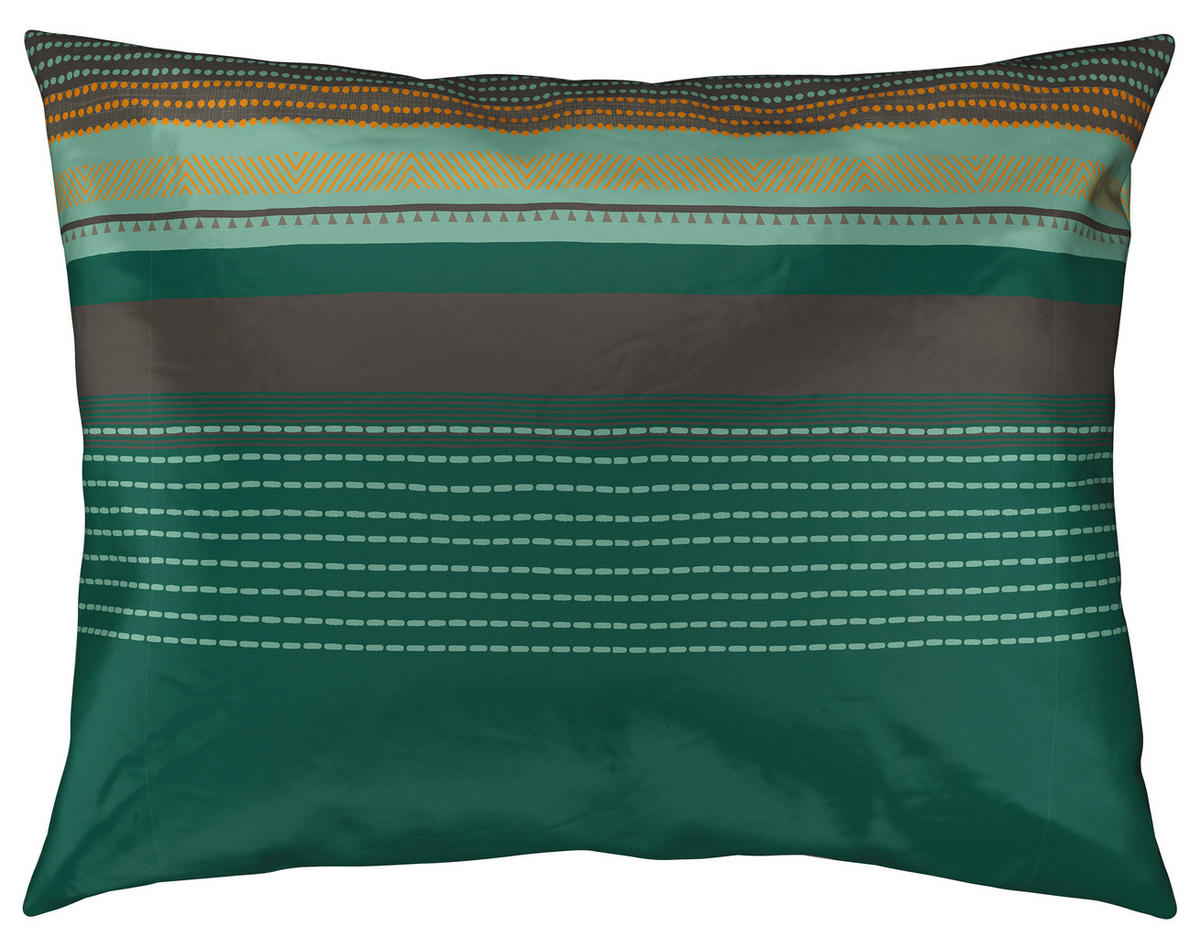 POSTEĽNÁ BIELIZEŇ, makosatén, zelená, 140/200 cm  - zelená, Konventionell, textil (140/200cm) - Esposa