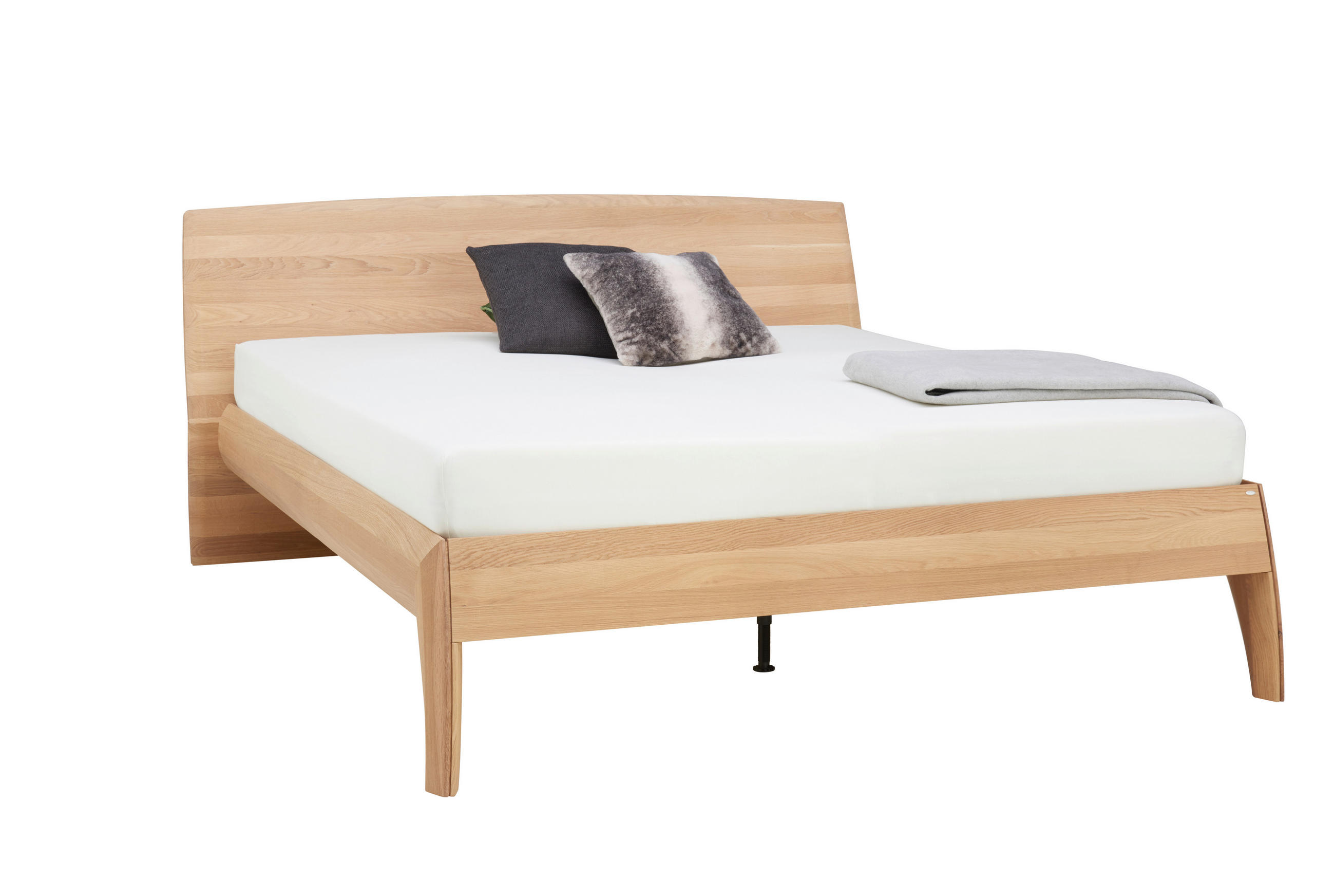 BETT 180/200 cm in Eichefarben - Eichefarben, Natur, Holz (180/200cm) - Voglauer