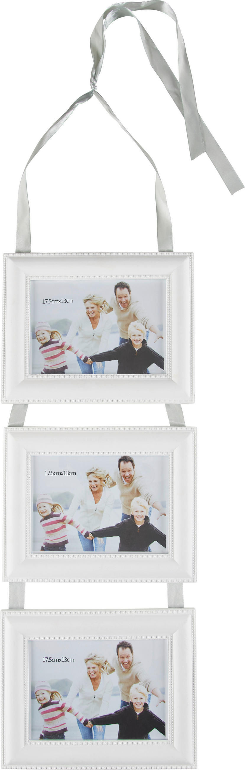 Sfoară Pentru Fotografii  - alb, Lifestyle, sticlă/material pe bază de lemn (23,5/76cm) - Ambia Home