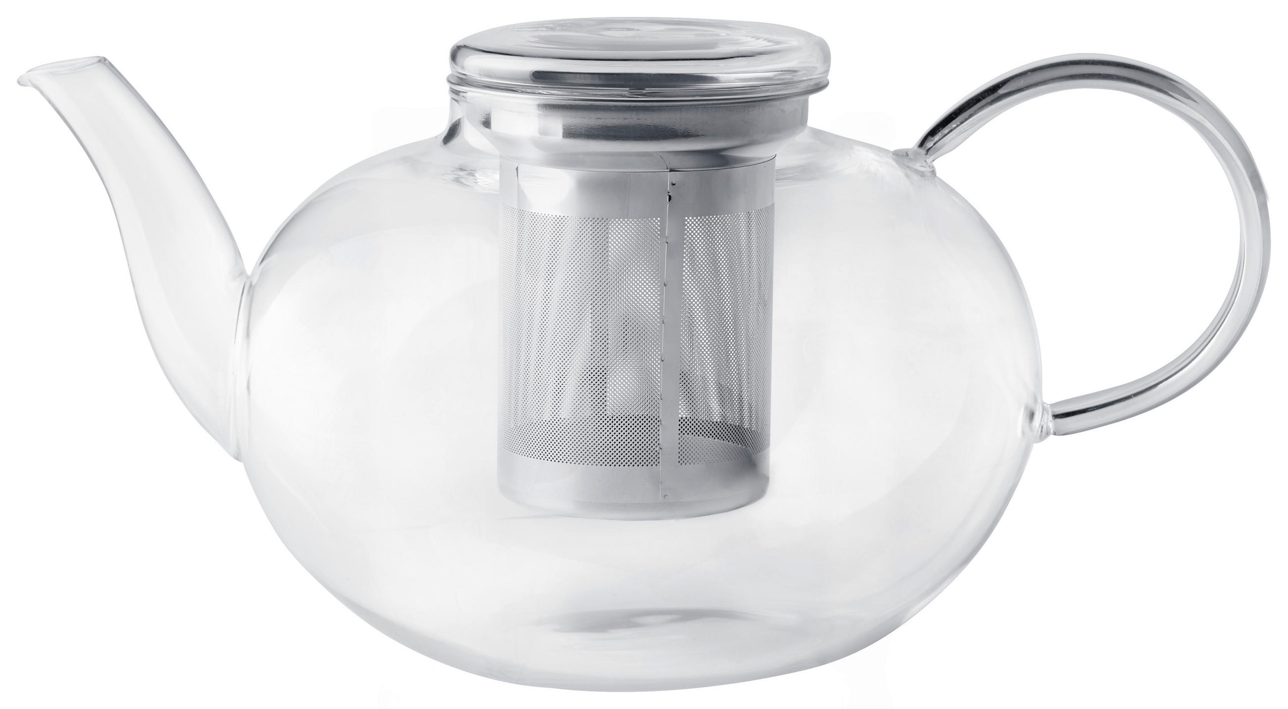 TEEKANNENSET 2 l  - Klar, Basics, Glas/Metall (2l) - Leonardo