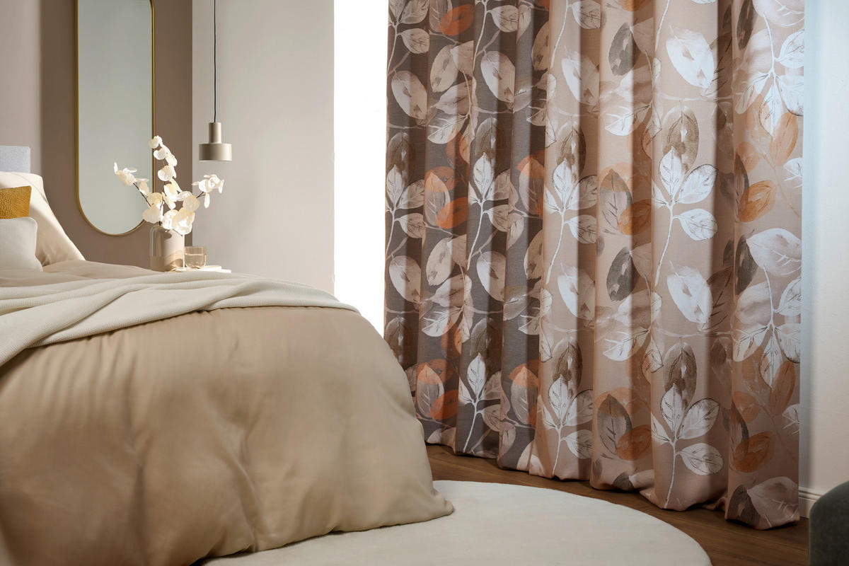 DEKOSTOFF per lfm Verdunkelung  - Kupferfarben, Basics, Textil (145cm) - Esposa
