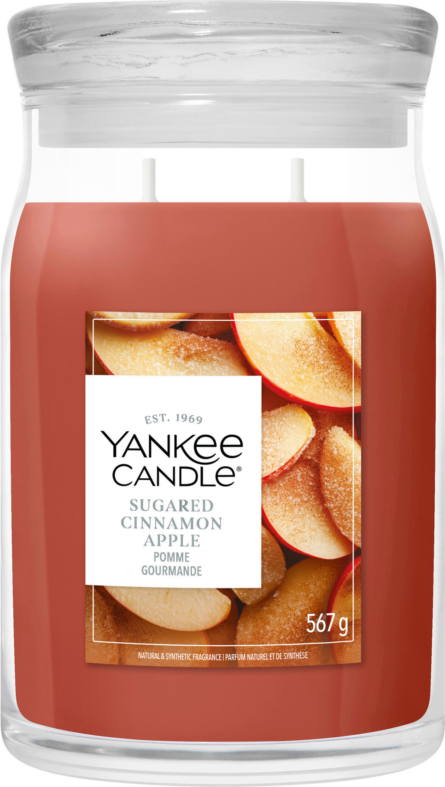 VONNÁ SVÍČKA  - rezavá/čiré, Basics, parafín/sklo (9,3/15,7/9,3cm) - Yankee Candle
