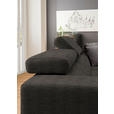 ECKSOFA  in Chenille Braun  301/207 cm  - Chromfarben/Braun, Design, Textil (301/207cm) - Xora