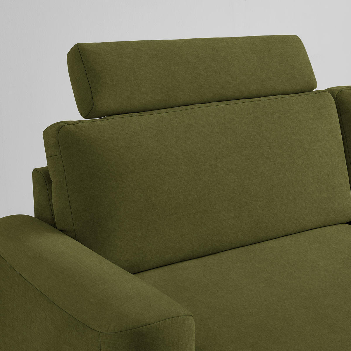 KOPFSTÜTZE Chenille  - Grün, Konventionell, Textil (84/21/21cm) - MID.YOU