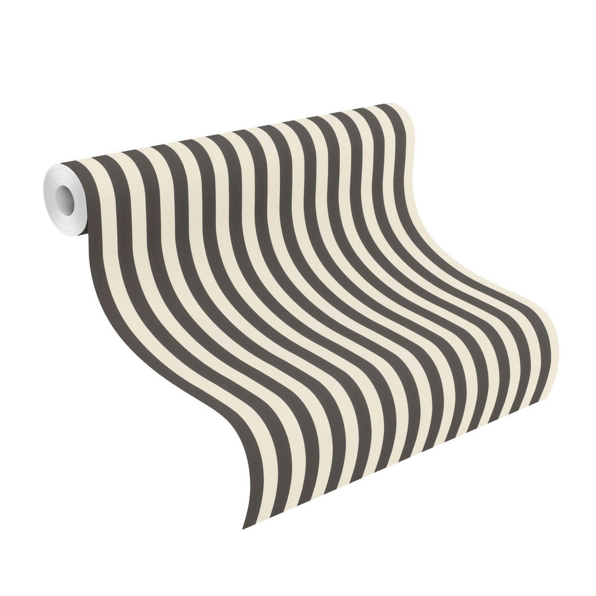 TAPETE - Schwarz, Basics, Textil (600/53cm) - Tesa
