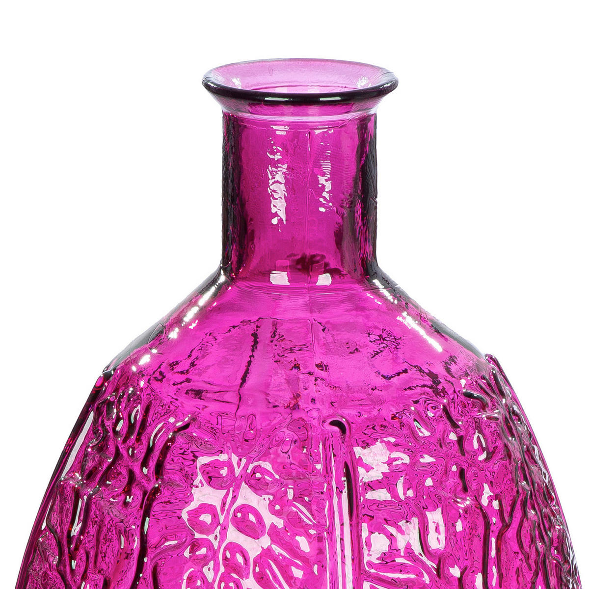 BODENVASE DSCHUNGEL  - Pink, Basics, Glas (29/59cm)