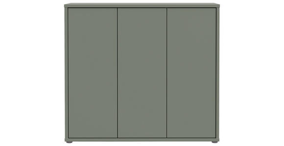 SCHUHSCHRANK Alice Springs  in 109,2/99,1/34,9 cm  - Salbeigrün/Grau, MODERN, Holzwerkstoff/Kunststoff (109,2/99,1/34,9cm) - Xora