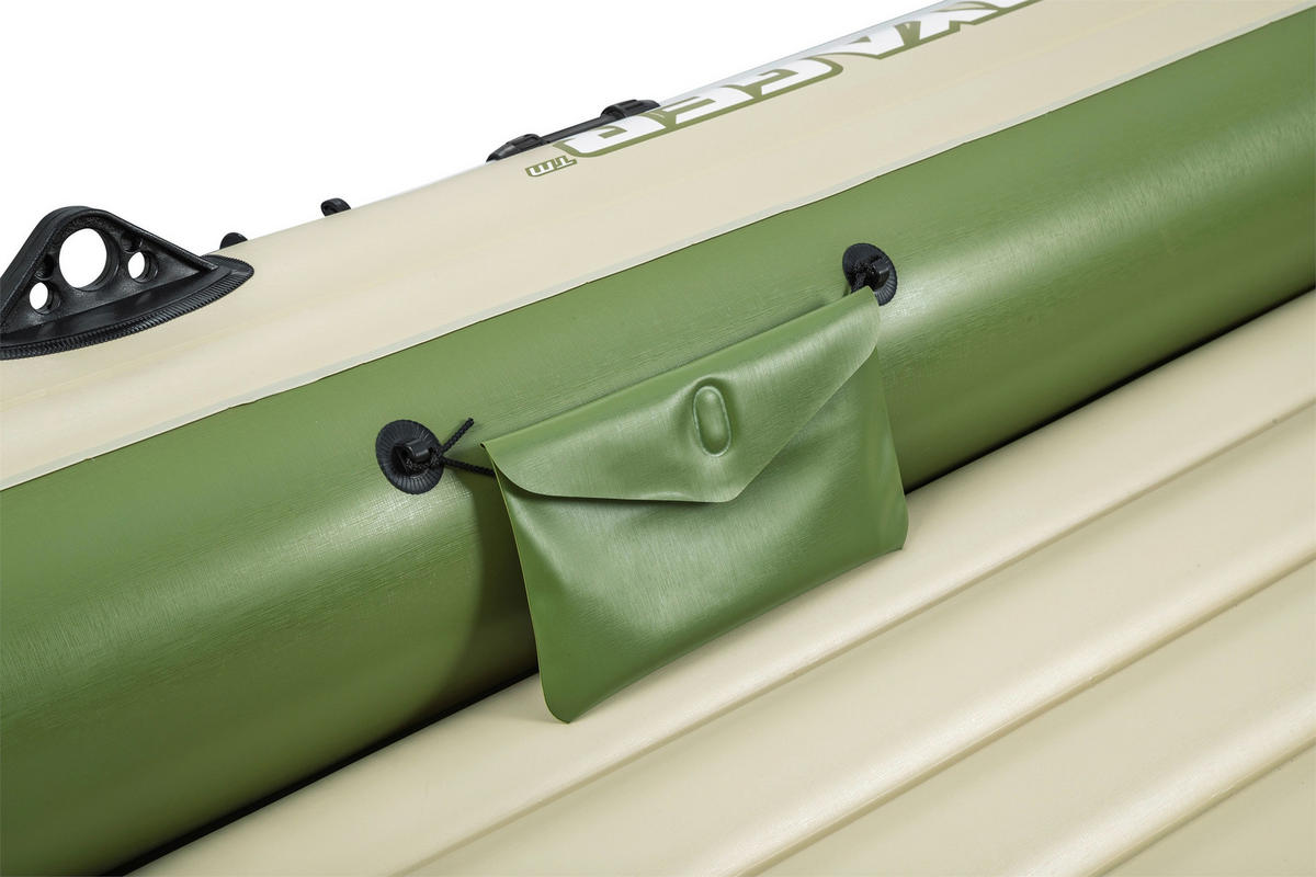 SCHLAUCHBOOT VOYAGER X3  - Beige/Olivgrün, KONVENTIONELL, Kunststoff/Metall (294/137/39cm) - Bestway