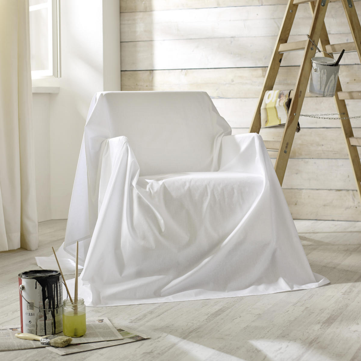 BETTTUCH 220/260 cm Renforcé  - Weiß, Basics, Textil (220/260cm) - Esposa