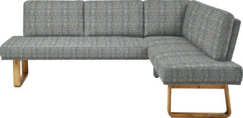 ECKBANK 265/174 cm  in Grau, Eichefarben  - Eichefarben/Grau, Design, Holz/Textil (265/174cm) - Dieter Knoll