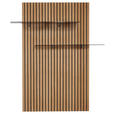 WANDPANEEL Eichefarben  - Eichefarben, Design, Glas/Holz (91/149/25,7cm) - Dieter Knoll