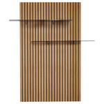 WANDPANEEL Eichefarben  - Eichefarben, Design, Glas/Holz (91/149/25,7cm) - Dieter Knoll