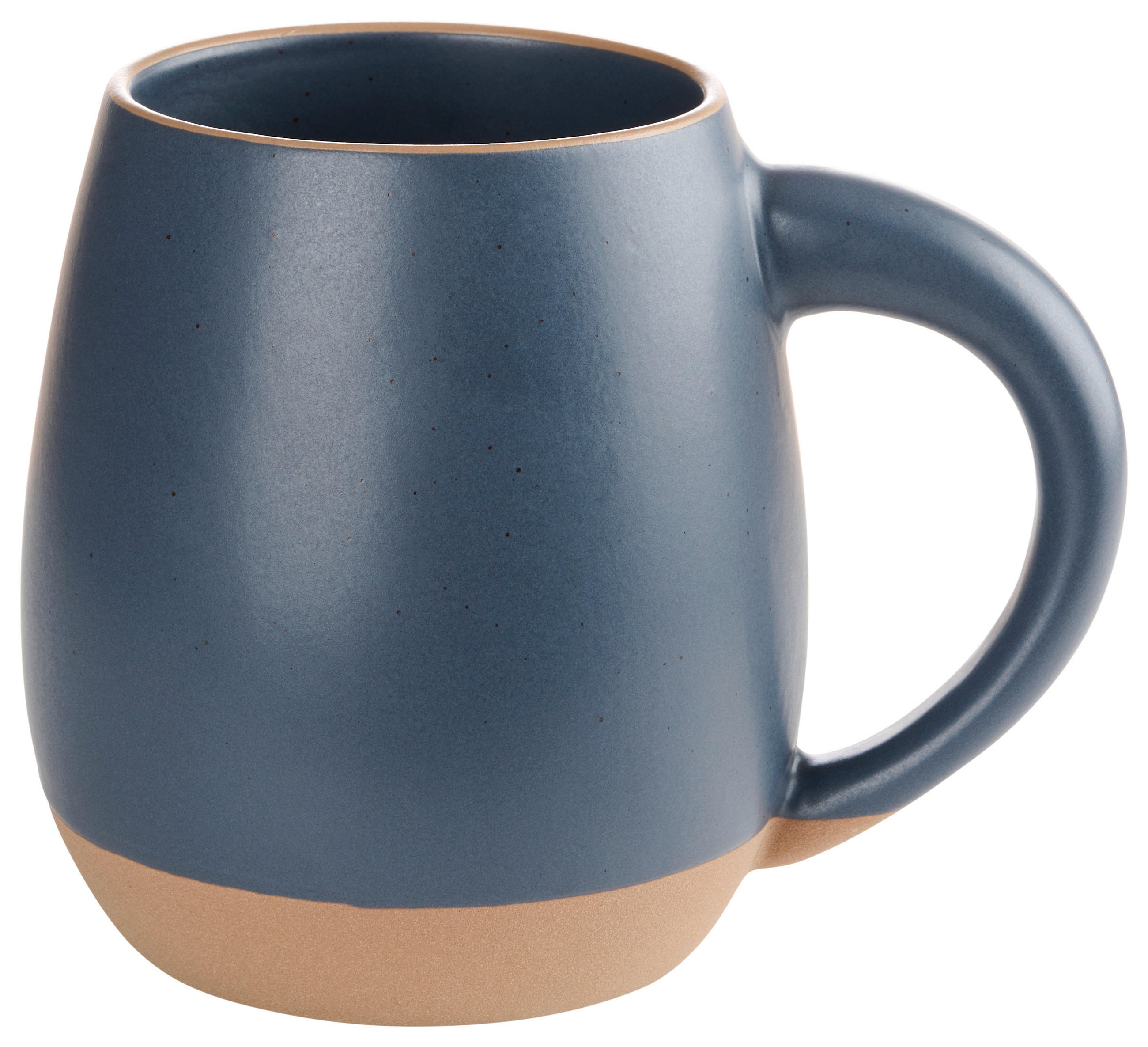 KAFFEEBECHER Dipped  520 ml   - Blau, Trend, Keramik (7,5/10,9cm) - Landscape