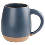 KAFFEEBECHER Dipped  520 ml   - Blau, Trend, Keramik (7,5/10,9cm) - Landscape