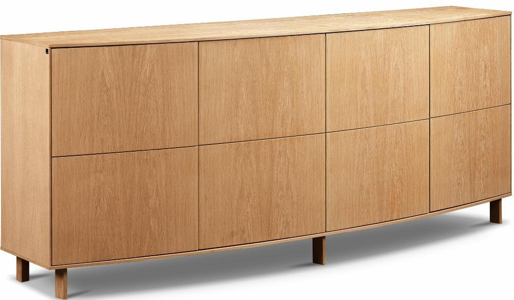 SIDEBOARD  197/80/46 cm 2 låda(or)  - ekfärgad, Design, trä (197/80/46cm) - Skovby
