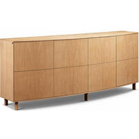SIDEBOARD  197/80/46 cm 2 låda(or)  - ekfärgad, Design, trä (197/80/46cm) - Skovby
