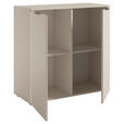 KOMMODE  in 90/90/40 cm  - Kaschmir/Schwarz, Basics, Holzwerkstoff/Kunststoff (90/90/40cm) - Carryhome