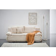 SCHLAFSOFA  in Cord Hellgrau, Beige  - Chromfarben/Beige, Design, Textil/Metall (200/78/90cm) - Venda