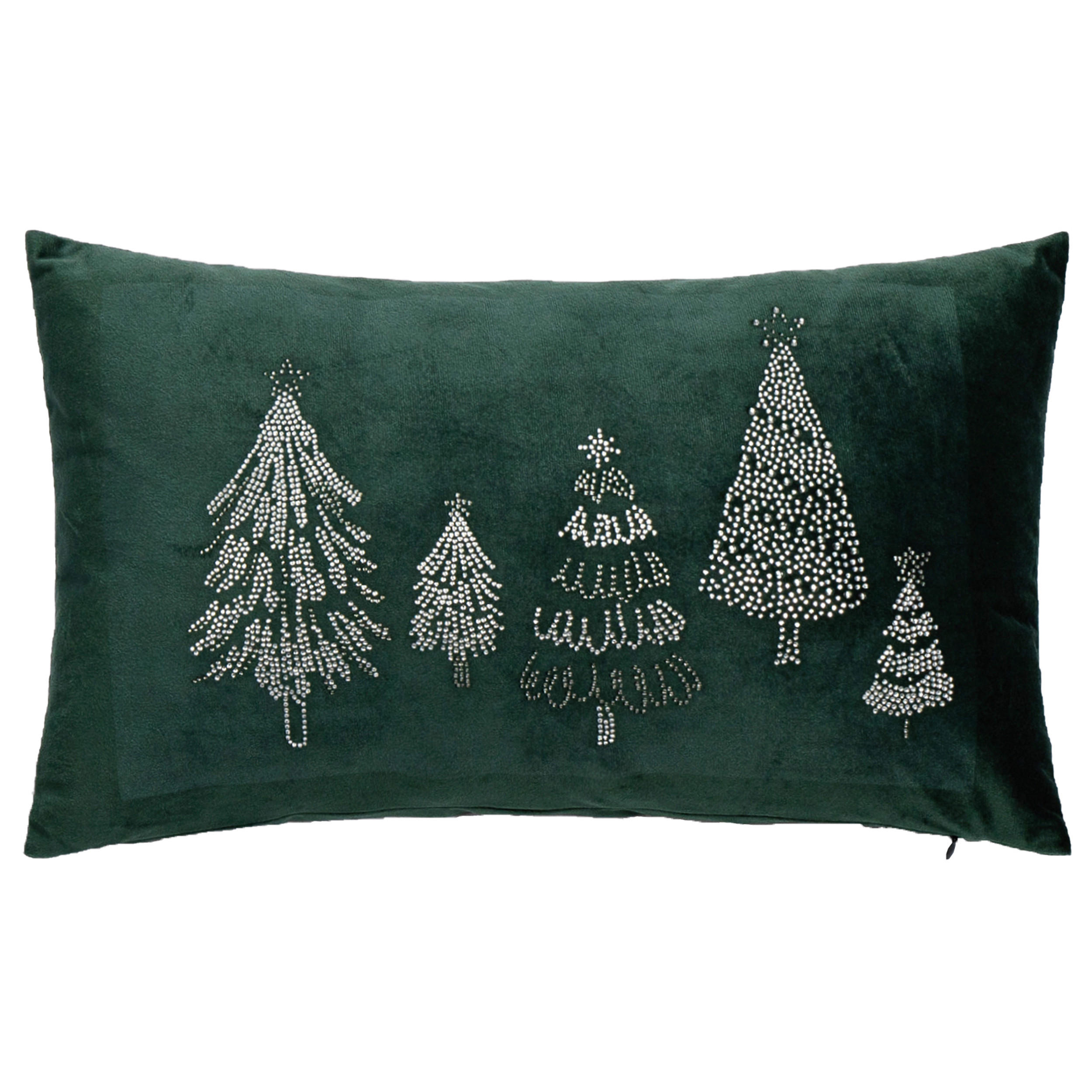 ZIERKISSEN 30/50 cm  - Grün, LIFESTYLE, Textil (30/50cm) - X-Mas