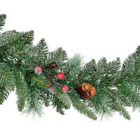 BOŽIĆNA GIRLANDA - bijela/zelena, Basics, metal/plastika (20/270cm) - X-Mas