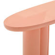 KONSOLENTISCH Orange  - Orange, Design, Holzwerkstoff (120/35/80cm) - Novel