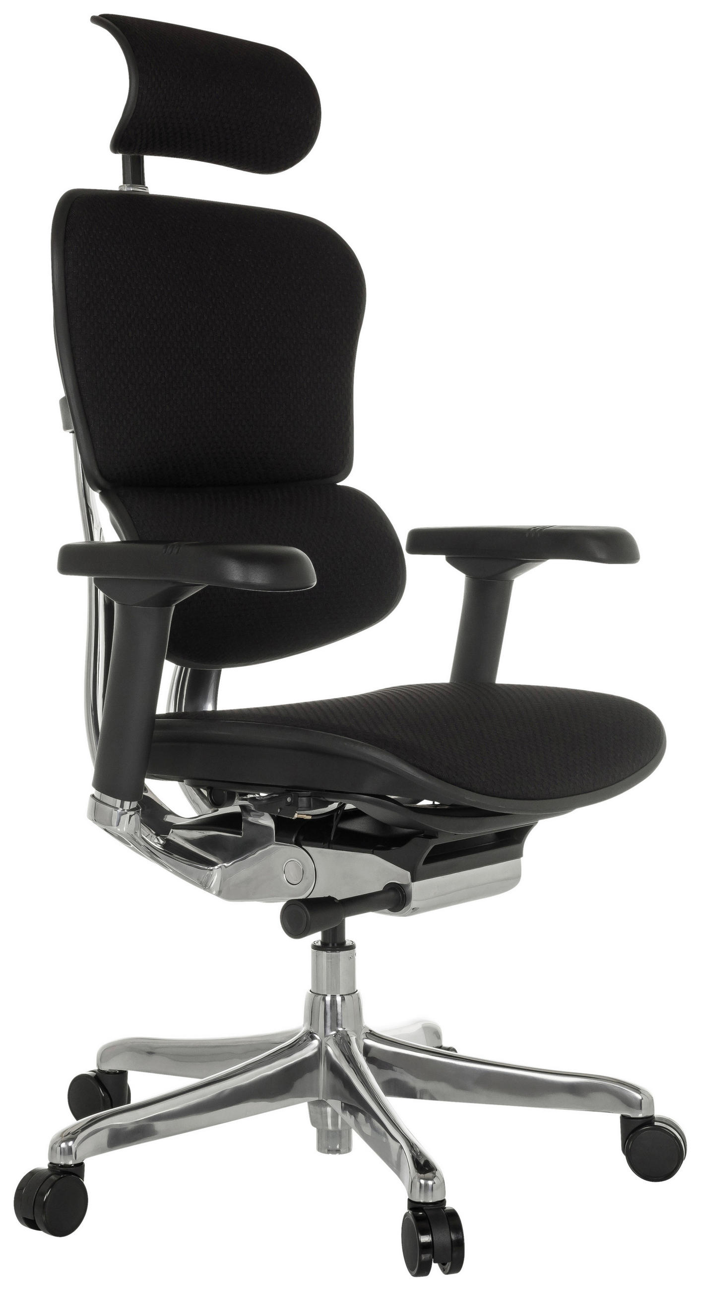 OTOČNÁ ŽIDLE, černá - černá/barvy stříbra, Moderní, kov/textil (78/117-136/64cm) - MID.YOU