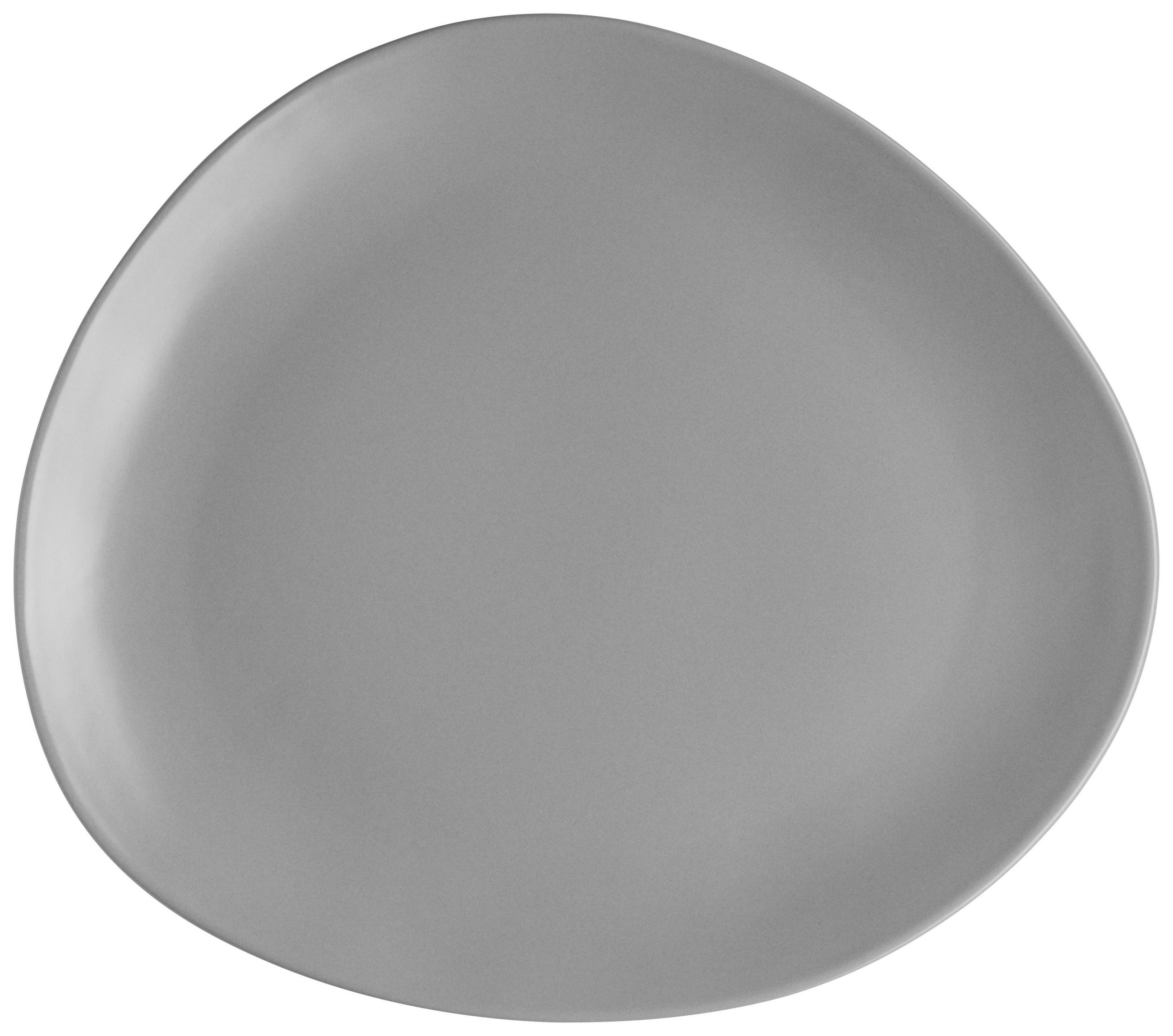 Teller Set 6-Stück 6-teilig  - Schwarz/Weiß, Basics, Keramik - Mäser