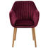 ARMLEHNSTUHL in Bordeaux - Bordeaux, Design, Holz/Textil (57/83/59cm) - Carryhome ARMLEHNSTUHL in Bordeaux - Bordeaux, Design, Holz/Textil (57/83/59cm) - Carryhome