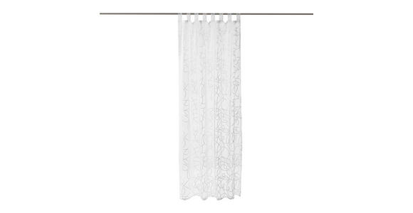 SCHLAUFENSCHAL transparent 140/245 cm - Weiß, KONVENTIONELL, Textil (140/245cm) - Boxxx