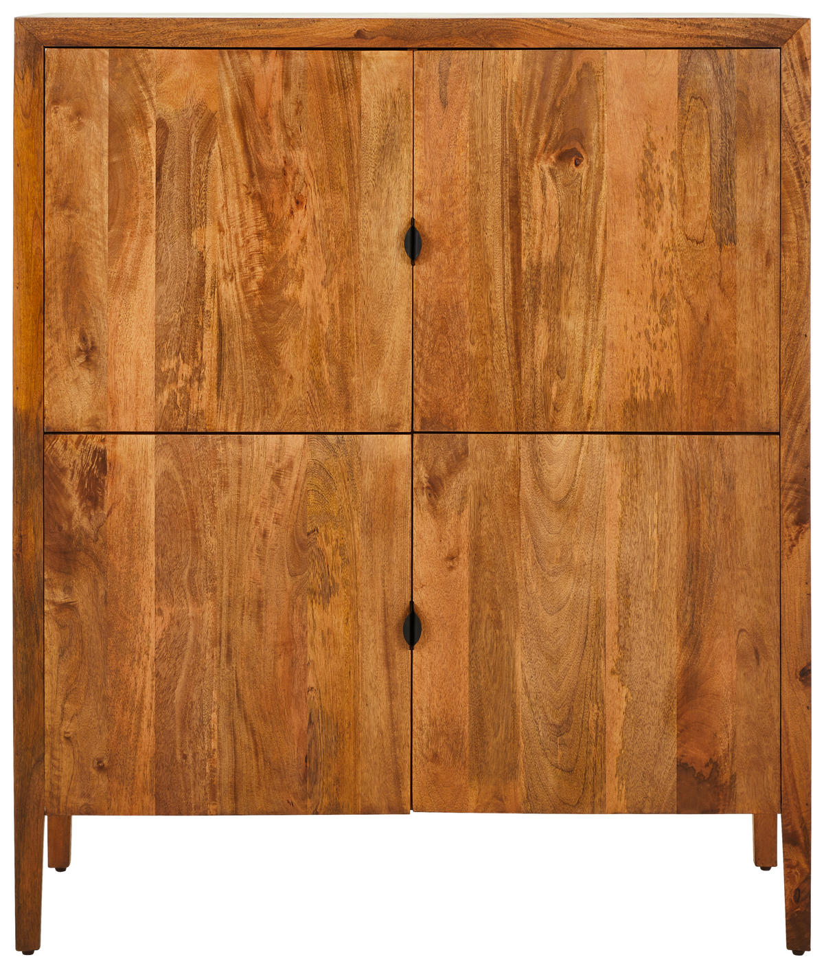 HIGHBOARD  in 120/140/40 cm  - Schwarz/Honig, LIFESTYLE, Holz/Metall (120/140/40cm) - MID.YOU