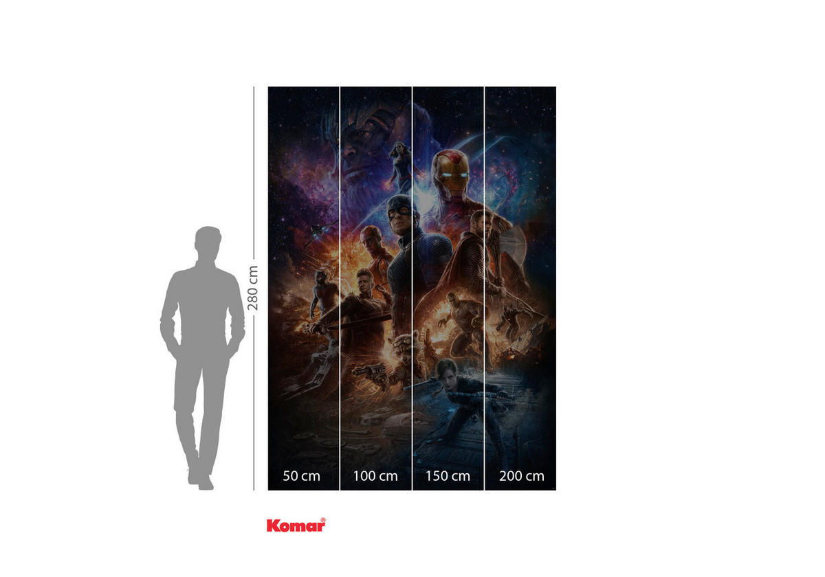 FOTOTAPETE  - Multicolor, Trend, Textil (200/280cm) - Xora