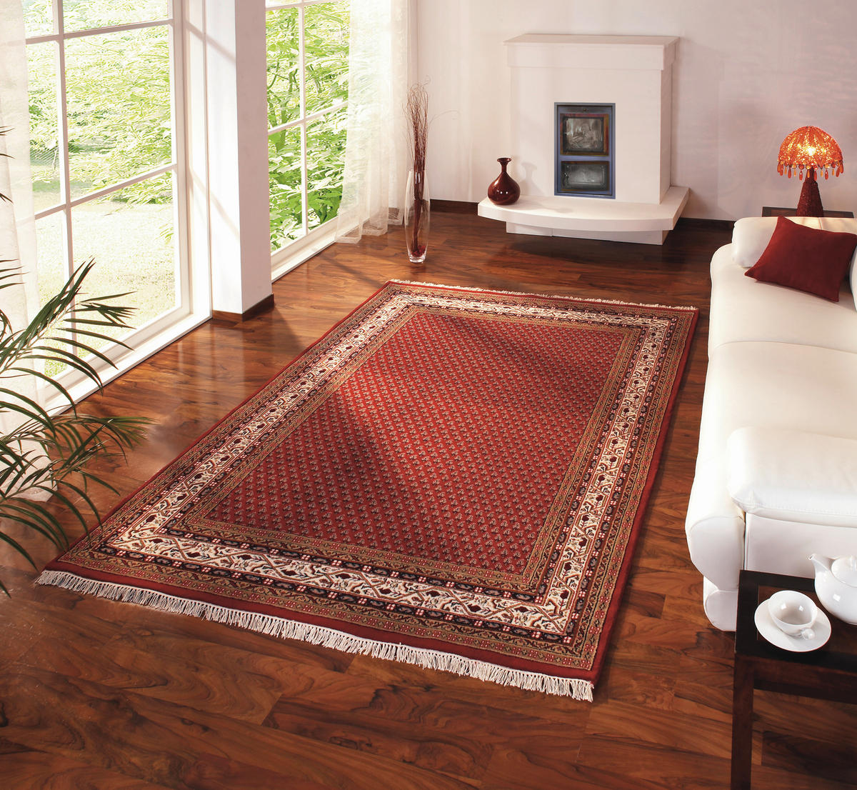 ORIENTTEPPICH 60/90 cm Mir fine Rot  - Rot, Lifestyle, Textil (60/90cm) - Cazaris