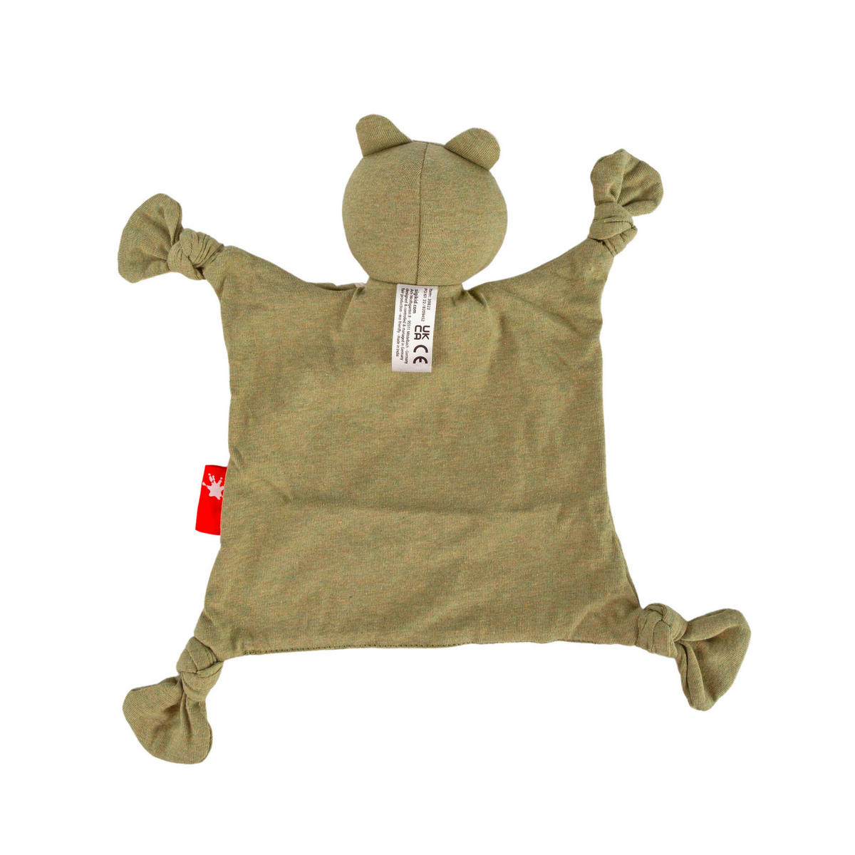 SCHMUSETUCH - Olivgrün/Weiß, Basics, Textil (22/26/11cm) - Sigikid