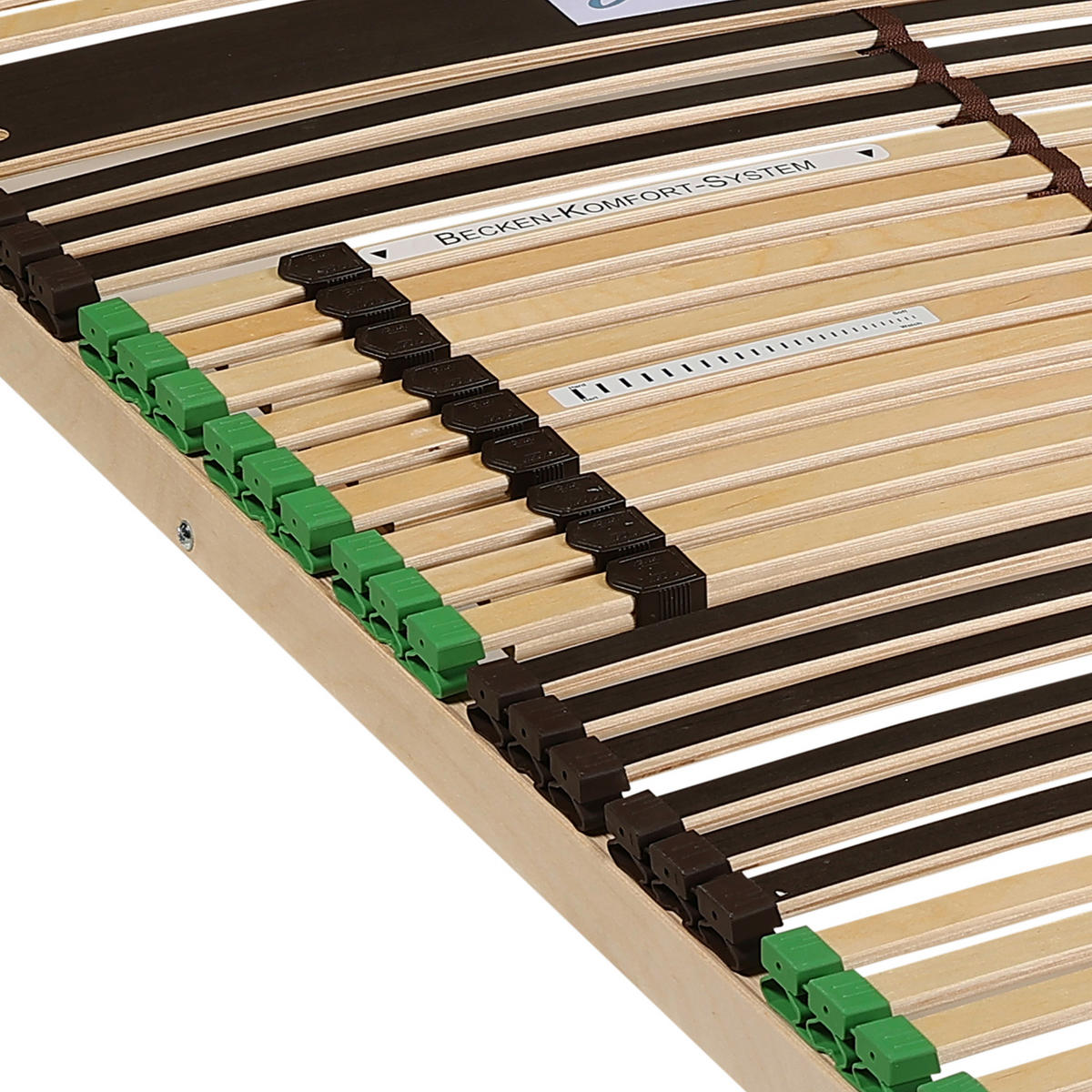 LATTENROST 140/200 cm  - Naturfarben/Braun, Basics, Holz/Kunststoff (140/200cm) - Bio:Vio
